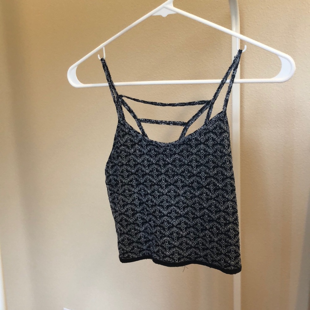 Dark crop top